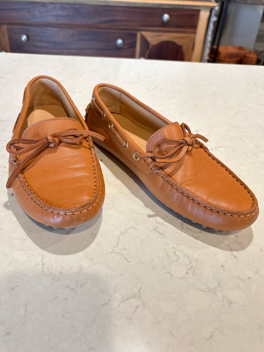 Women’s Luxurious M. Gemi Italian Leather Driving Loafers